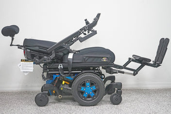 Quantum Edge 3 Stretto Power Wheelchair 12" iLevel Seat Lift, Tilt, Recline & Legs - 8025