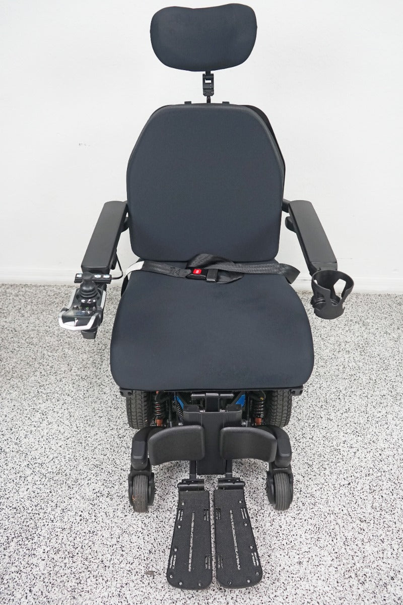 Quantum Edge 3 Stretto Power Wheelchair 12" iLevel Seat Lift, Tilt, Recline & Legs - 8025