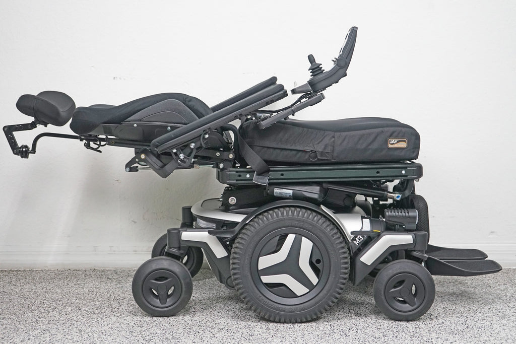 Permobil M3 Power Wheelchair 12" Seat Lift, Tilt, Recline & Legs - 8026