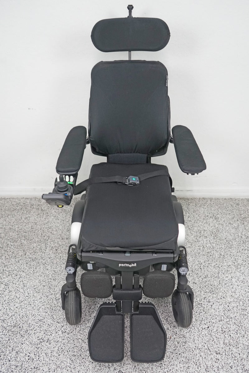 Permobil M3 Power Wheelchair 12" Seat Lift, Tilt, Recline & Legs - 8026
