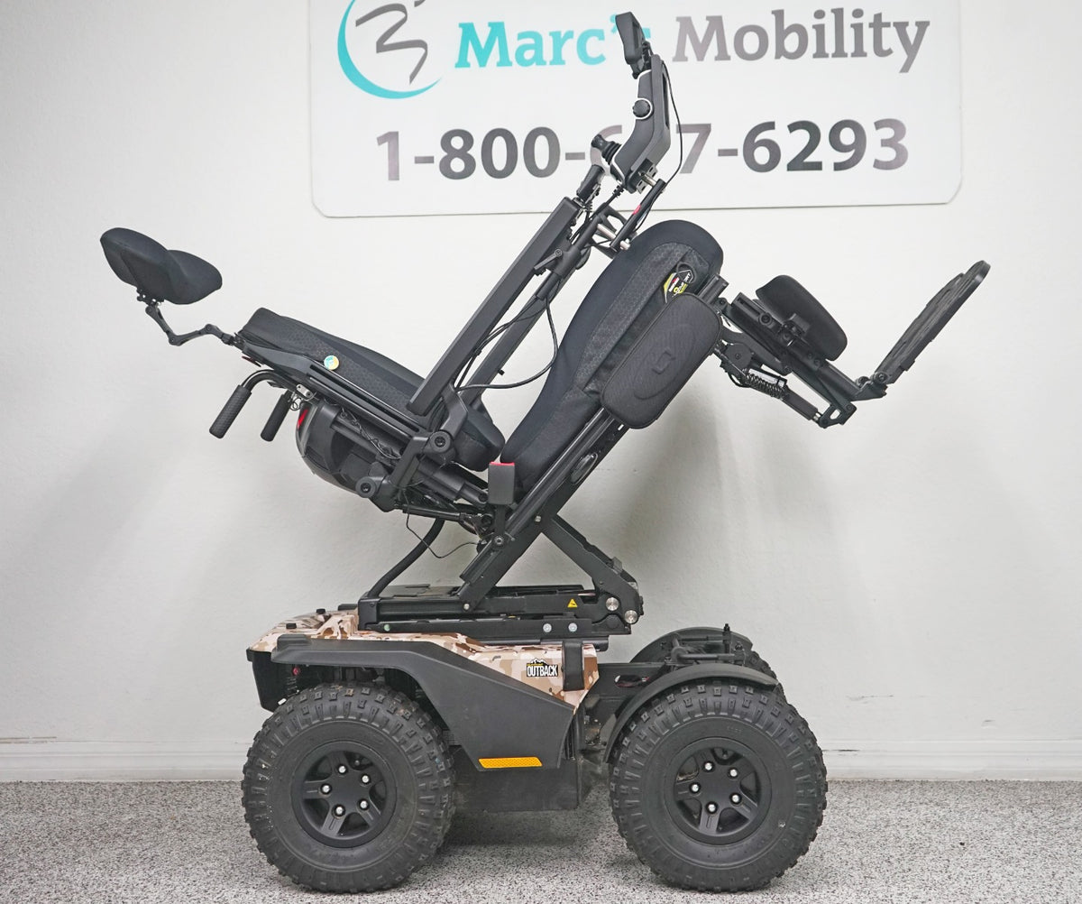 Quantum Outback All Terrain Power Wheelchair Seat Lift, Tilt, Recline & Legs - 8134