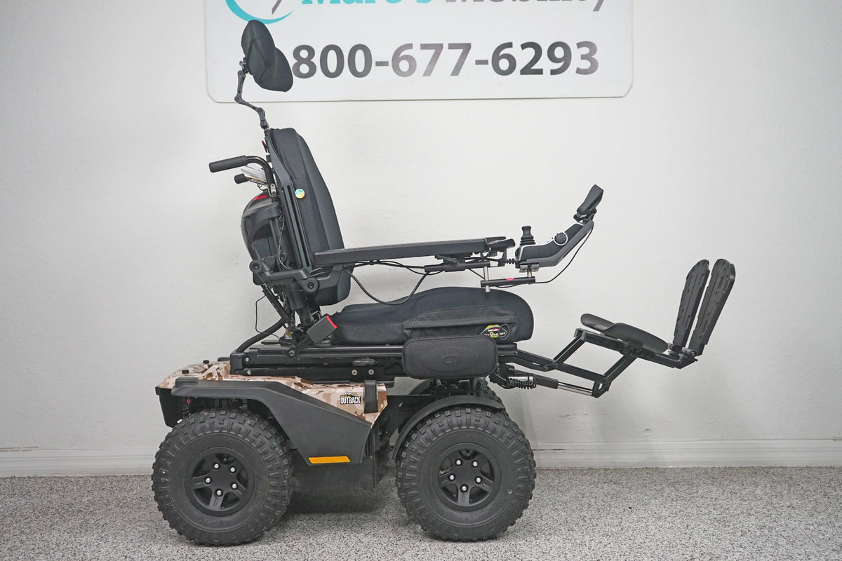 Quantum Outback All Terrain Power Wheelchair Seat Lift, Tilt, Recline & Legs - 8134