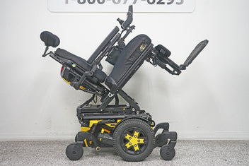 Quantum Edge 3 Stretto Power Wheelchair 12" iLevel Seat Lift, Tilt, Recline & Legs - 8128