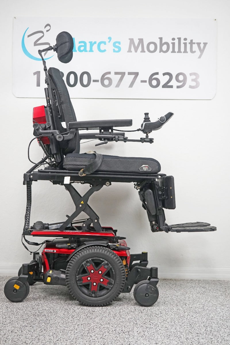 Quantum Edge 3 iLevel Power Wheelchair 12" Seat Lift, Tilt, Recline & Legs - 6366