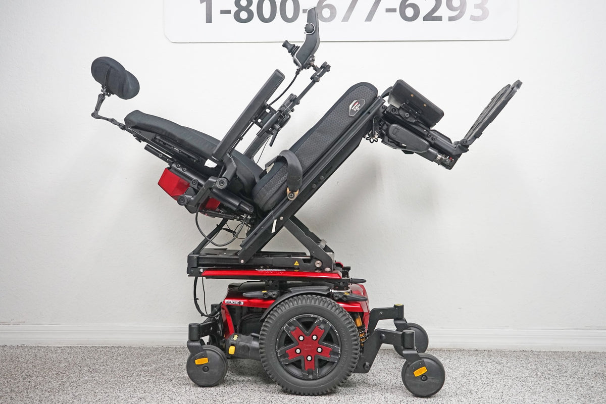 Quantum Edge 3 iLevel Power Wheelchair 12" Seat Lift, Tilt, Recline & Legs - 6366