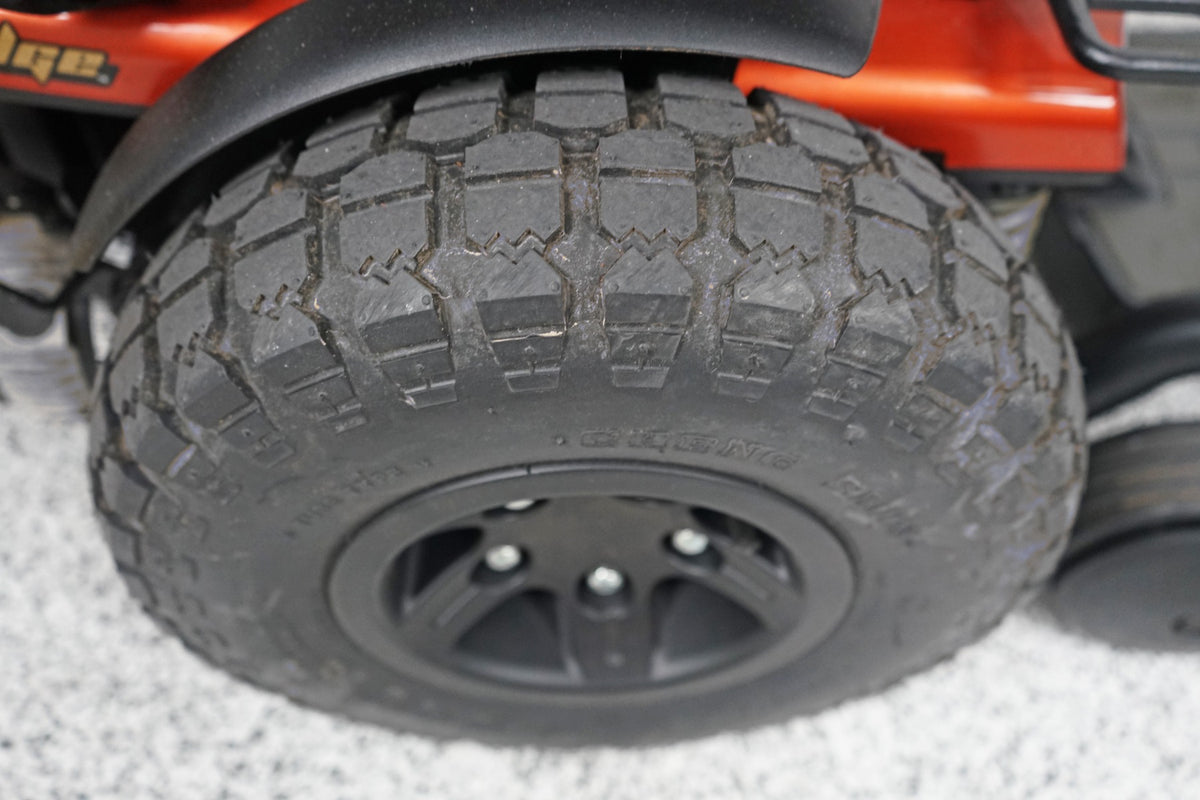 Quantum Q6 Edge Power Wheelchair Large Knobby Tires & 7" Seat Lift - 8133