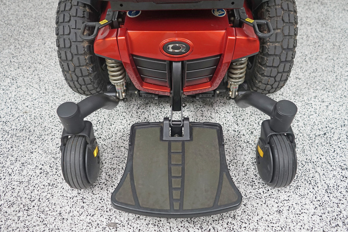 Quantum Q6 Edge Power Wheelchair Large Knobby Tires & 7" Seat Lift - 8133
