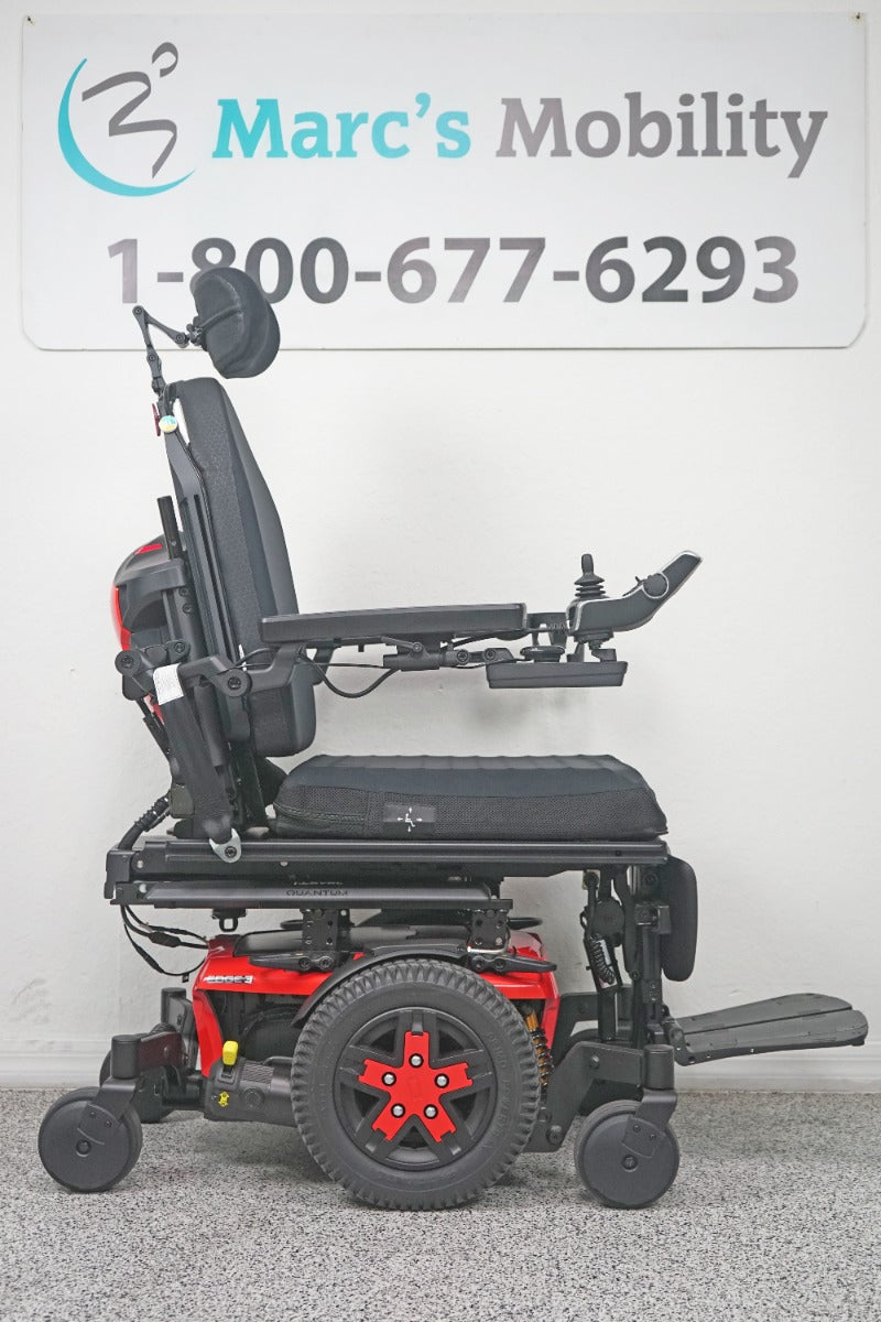 Quantum Edge 3 Power Wheelchair 12" iLevel Seat Lift, Tilt, Recline & Legs - 8251