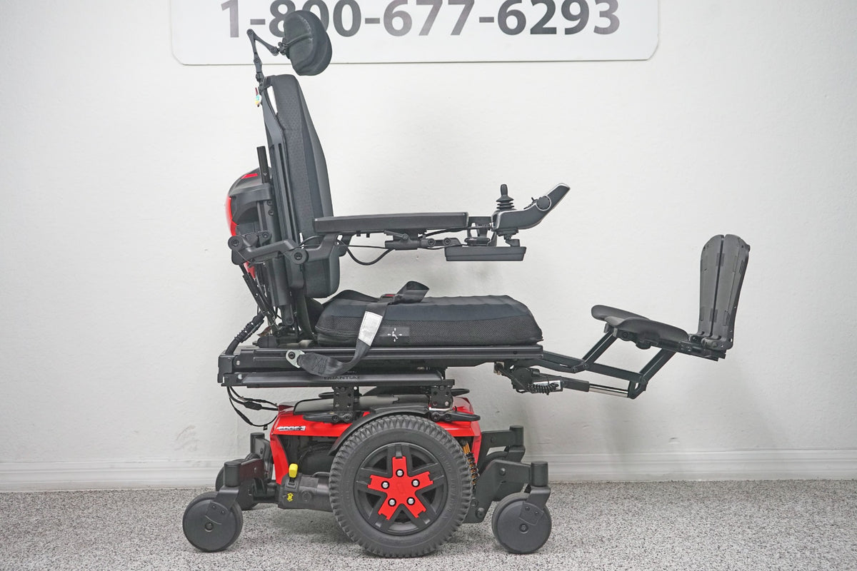 Quantum Edge 3 Power Wheelchair 12" iLevel Seat Lift, Tilt, Recline & Legs - 8251