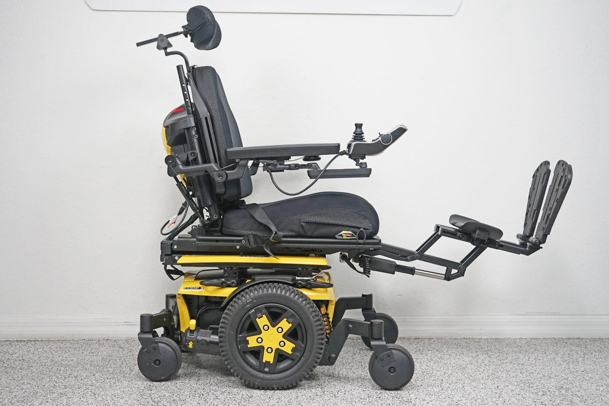 Quantum Edge 3 iLevel Power Wheelchair 12" Seat Lift, Tilt, Recline & Legs - 6423