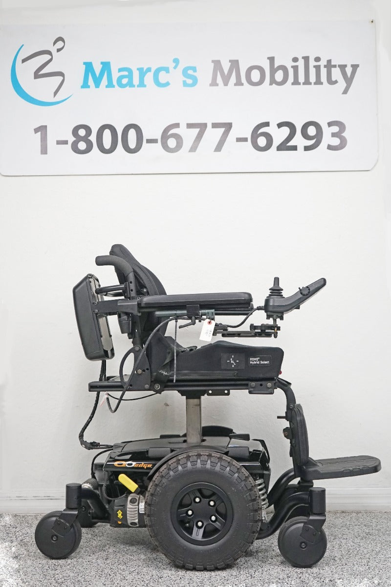 Quantum Q6 Edge Power Wheelchair 7" Seat Lift & Large Knobby Tires - 6382