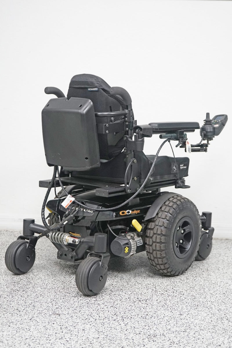 Quantum Q6 Edge Power Wheelchair 7" Seat Lift & Large Knobby Tires - 6382
