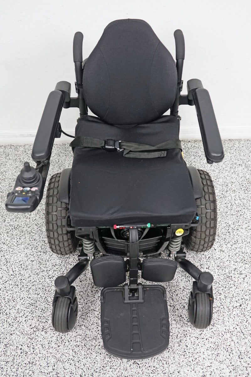 Quantum Q6 Edge Power Wheelchair 7" Seat Lift & Large Knobby Tires - 6382