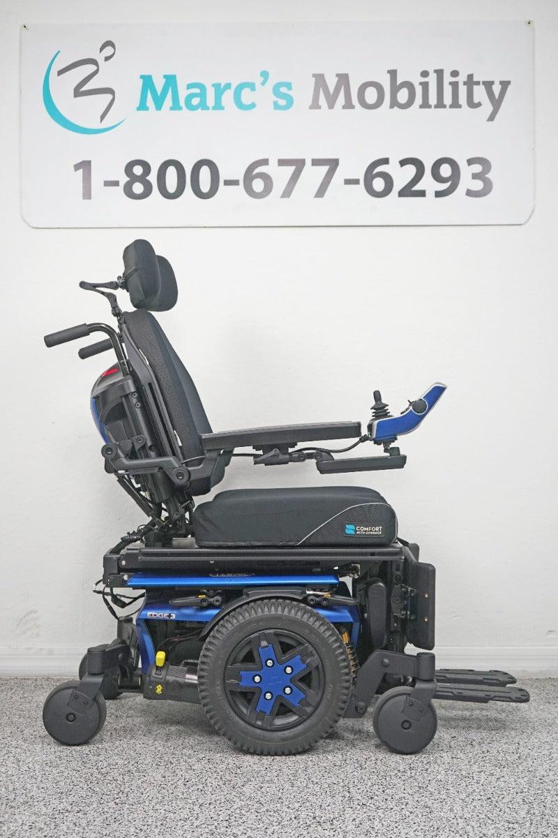 Quantum Edge 3 Power Wheelchair 12" iLevel Seat Lift, Tilt, Recline & Legs - 8197