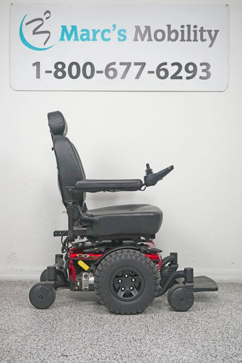 Quantum Q6 Edge Power Wheelchair Large Knobby Tires & 7" Seat Lift - 8260