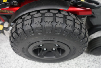 Quantum Q6 Edge Power Wheelchair Large Knobby Tires & 7" Seat Lift - 8260
