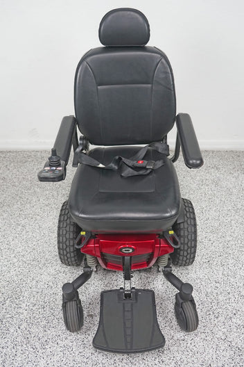 Quantum Q6 Edge Power Wheelchair Large Knobby Tires & 7" Seat Lift - 8260