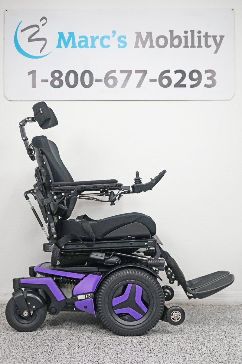 Permobil F3 Power Wheelchair 12" Seat Lift, Tilt, Recline, Legs & Anterior Tilt - 6432