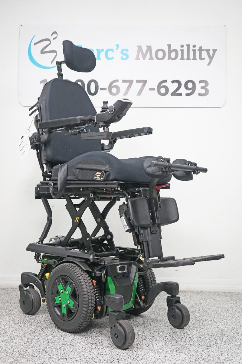 Quantum Edge 3 Stretto Power Wheelchair 12" iLevel Seat Lift, Tilt, Recline, Legs & Anterior Tilt - 6516