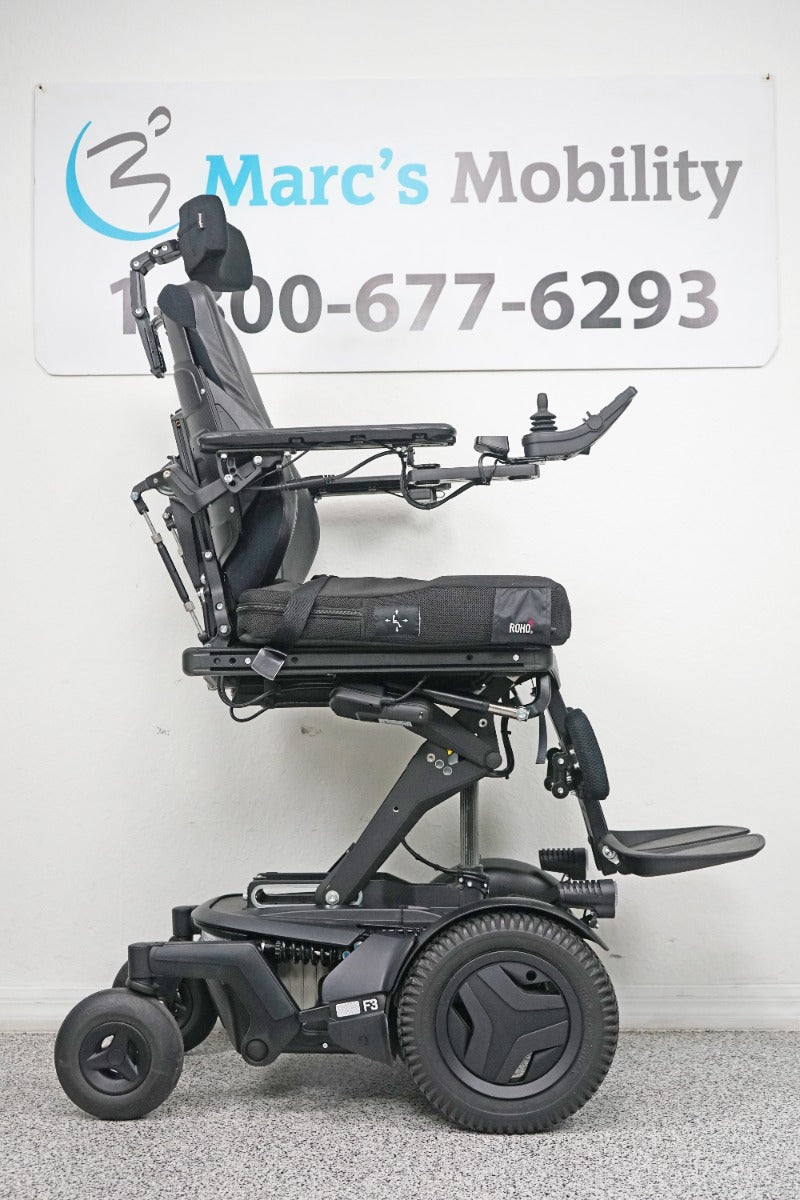 Permobil F3 Power Wheelchair 12" Seat Lift, Tilt, Recline, Legs & Anterior Tilt - 6509