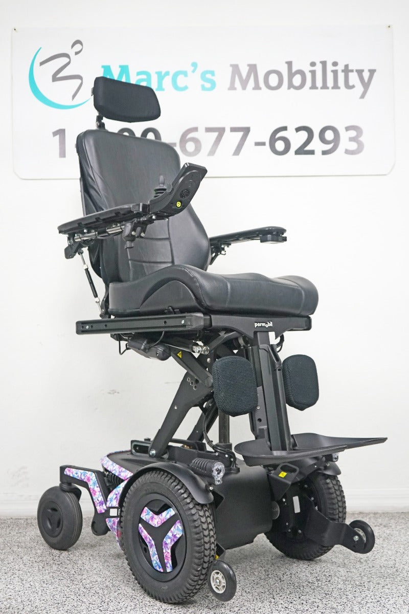 Permobil F3 Power Wheelchair 12" Seat Lift, Tilt, Recline, Legs & Anterior Tilt - 8335