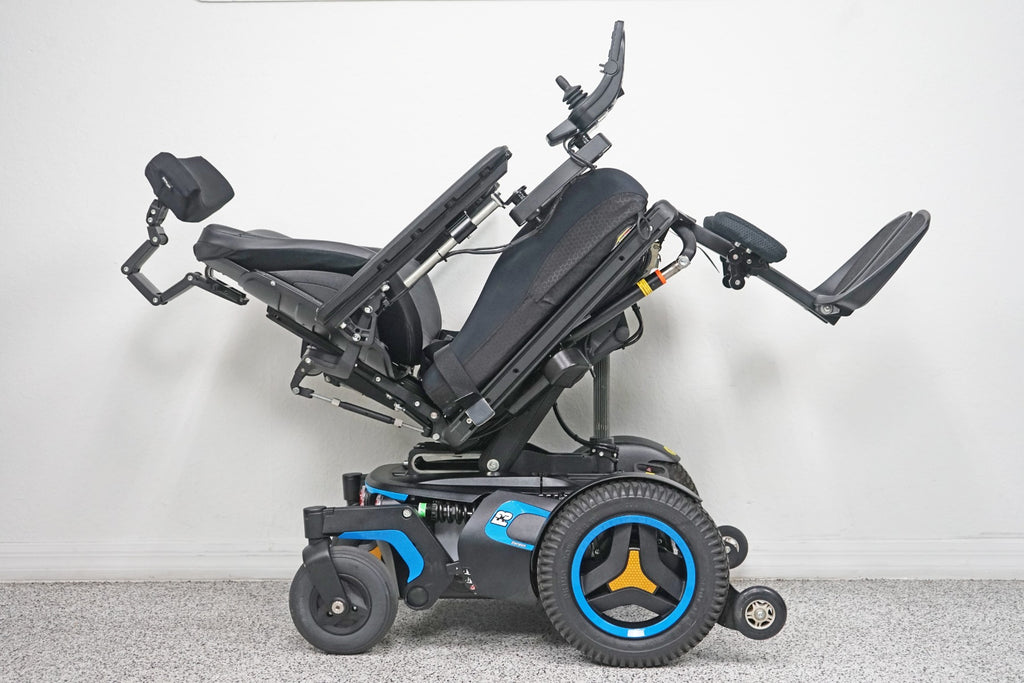 Permobil F3 Power Wheelchair 12" Seat Lift, Tilt, Recline, Legs & Anterior Tilt - 6536