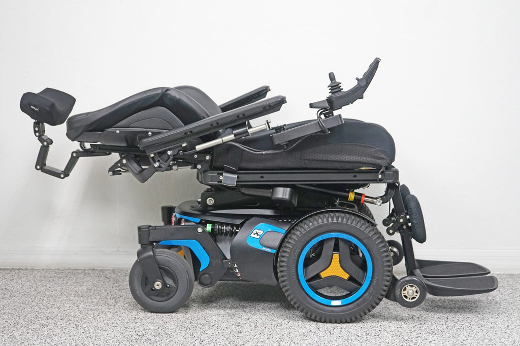 Permobil F3 Power Wheelchair 12" Seat Lift, Tilt, Recline, Legs & Anterior Tilt - 6536
