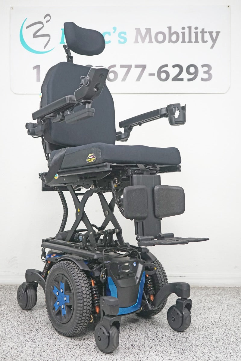 Quantum Edge 3 Stretto Power Wheelchair 12" iLevel Seat Lift, Tilt, Recline & Legs - 8340