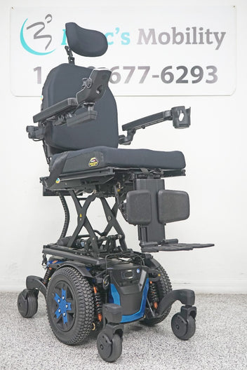 Quantum Edge 3 Stretto Power Wheelchair 12" iLevel Seat Lift, Tilt, Recline & Legs - 8340