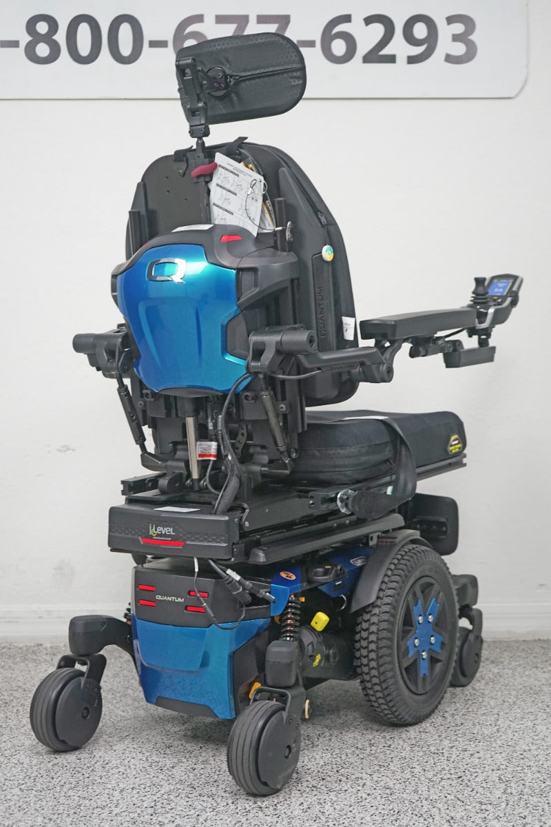Quantum Edge 3 Stretto Power Wheelchair 12" iLevel Seat Lift, Tilt, Recline & Legs - 8340