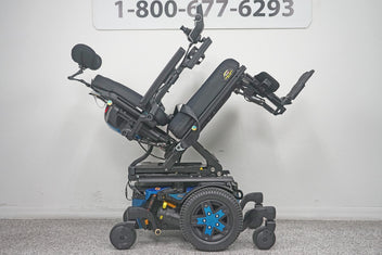 Quantum Edge 3 Stretto Power Wheelchair 12" iLevel Seat Lift, Tilt, Recline & Legs - 8340
