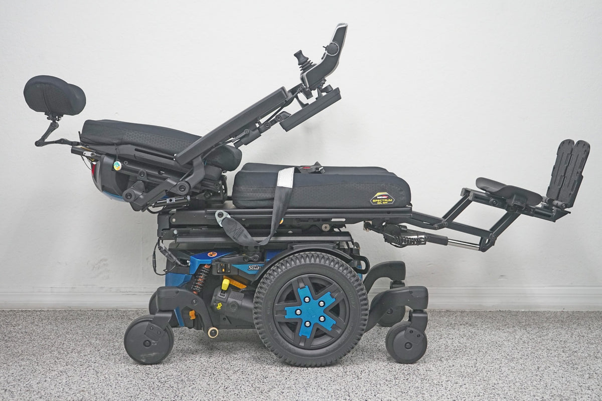 Quantum Edge 3 Stretto Power Wheelchair 12" iLevel Seat Lift, Tilt, Recline & Legs - 8340