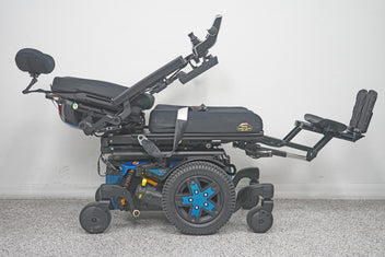 Quantum Edge 3 Stretto Power Wheelchair 12" iLevel Seat Lift, Tilt, Recline & Legs - 8340