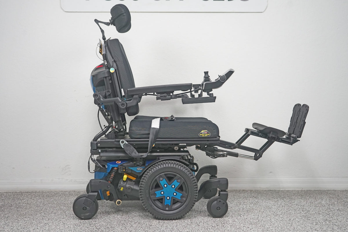 Quantum Edge 3 Stretto Power Wheelchair 12" iLevel Seat Lift, Tilt, Recline & Legs - 8340