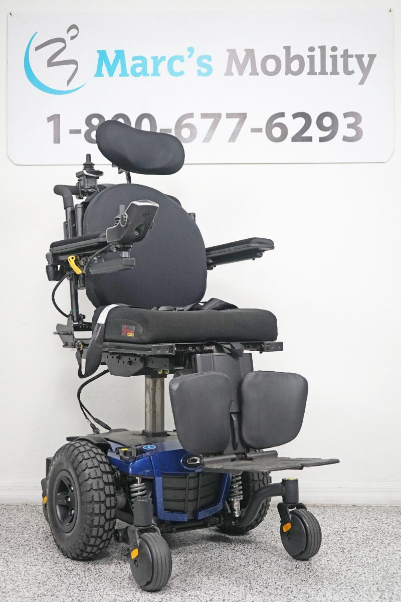 Quantum Q6 Edge Power Wheelchair 7" Seat Lift, Tilt, Recline, Legs & Large Knobby Tires - 6206