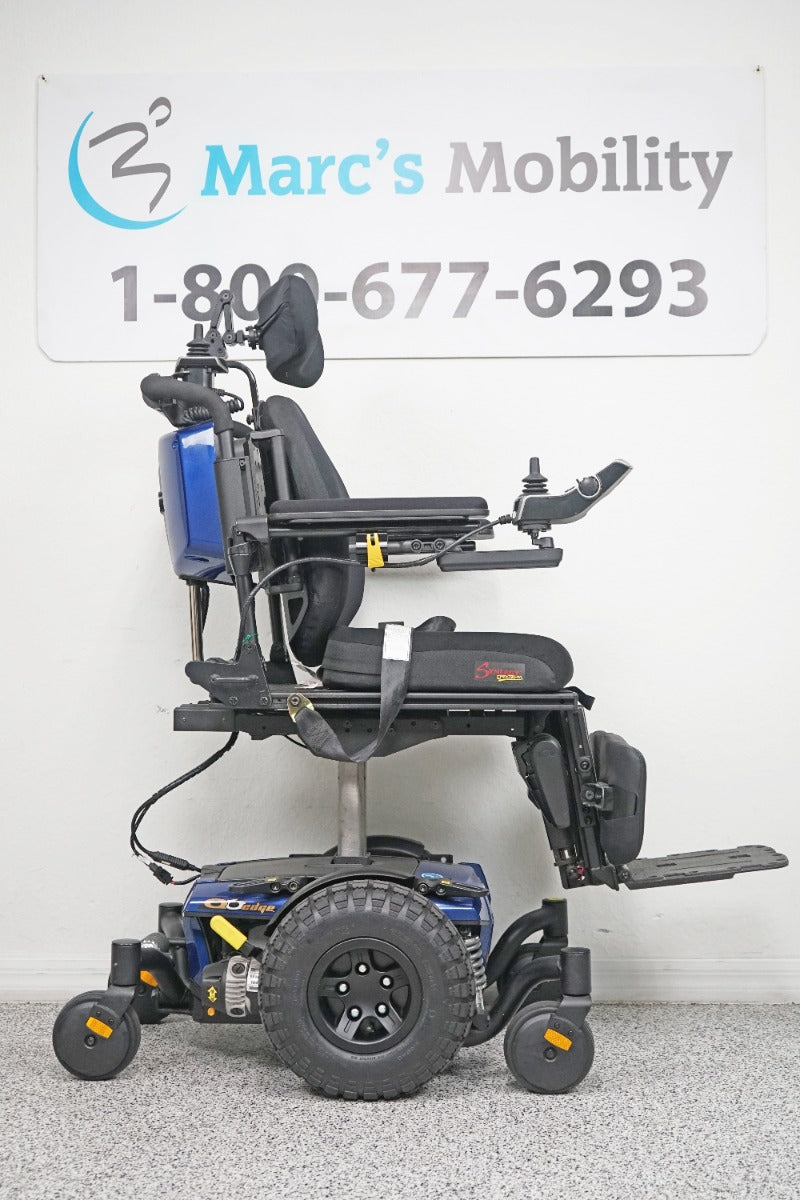 Quantum Q6 Edge Power Wheelchair 7" Seat Lift, Tilt, Recline, Legs & Large Knobby Tires - 6206