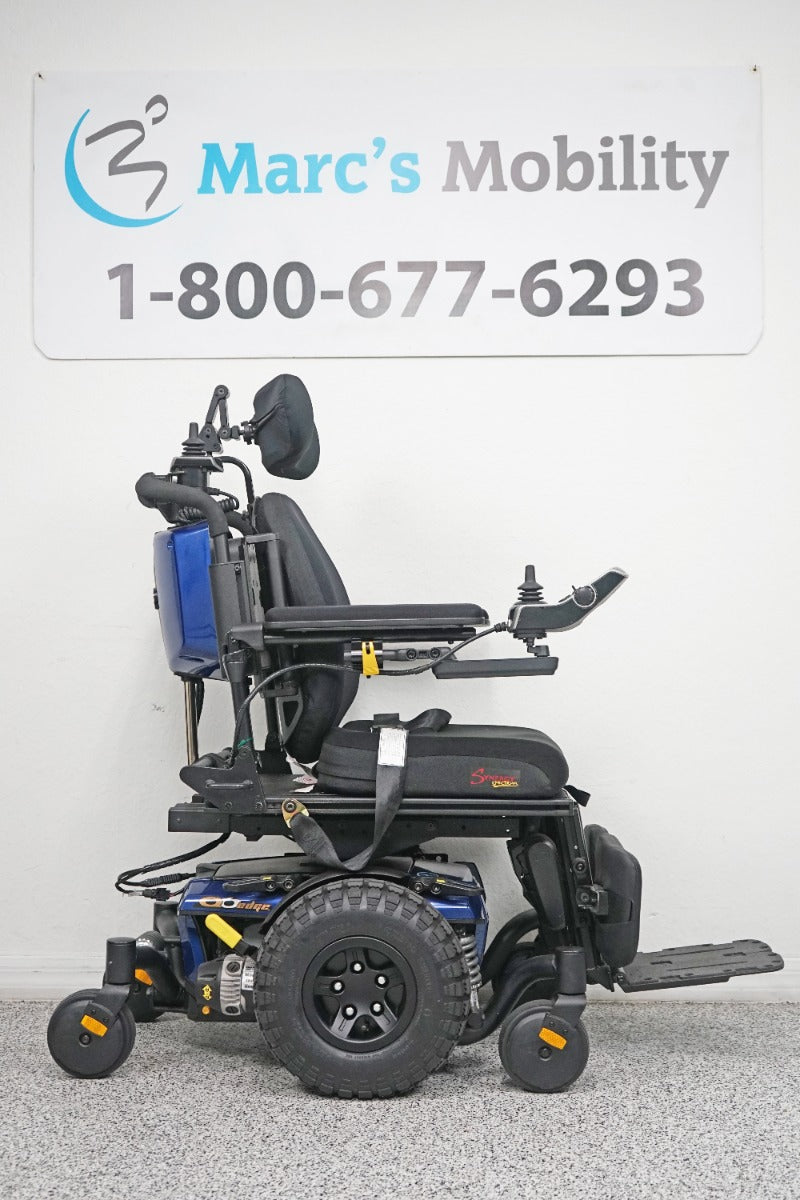 Quantum Q6 Edge Power Wheelchair 7" Seat Lift, Tilt, Recline, Legs & Large Knobby Tires - 6206