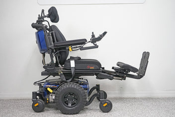 Quantum Q6 Edge Power Wheelchair 7" Seat Lift, Tilt, Recline, Legs & Large Knobby Tires - 6206