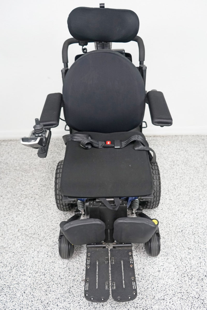Quantum Q6 Edge Power Wheelchair 7" Seat Lift, Tilt, Recline, Legs & Large Knobby Tires - 6206