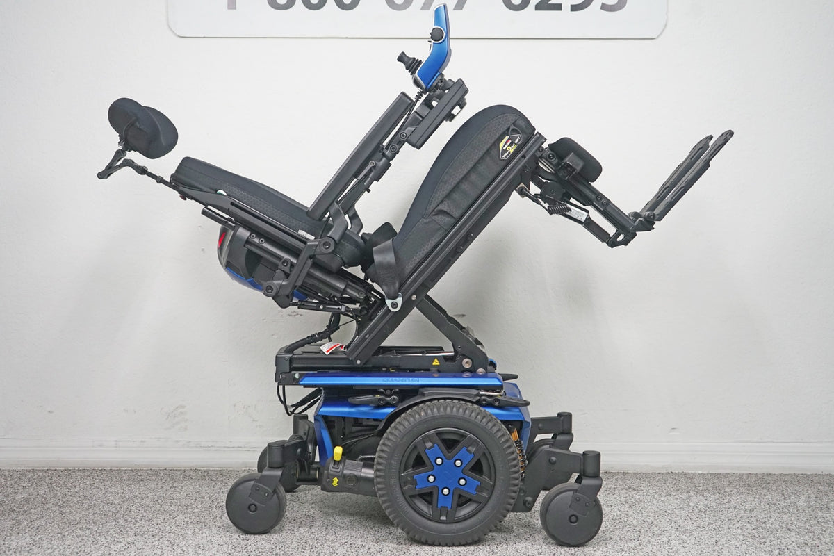 Quantum Edge 3 Power Wheelchair 12" iLevel Seat Lift, Tilt, Recline & Legs - 8259