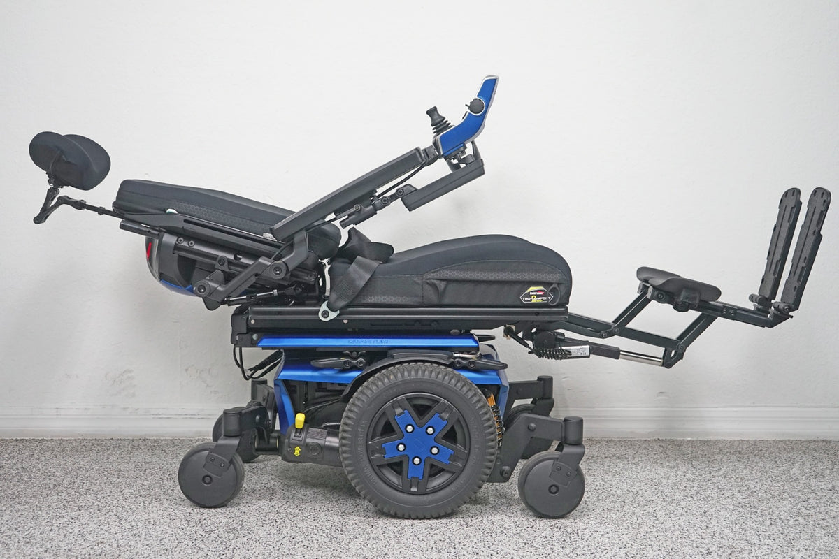 Quantum Edge 3 Power Wheelchair 12" iLevel Seat Lift, Tilt, Recline & Legs - 8259