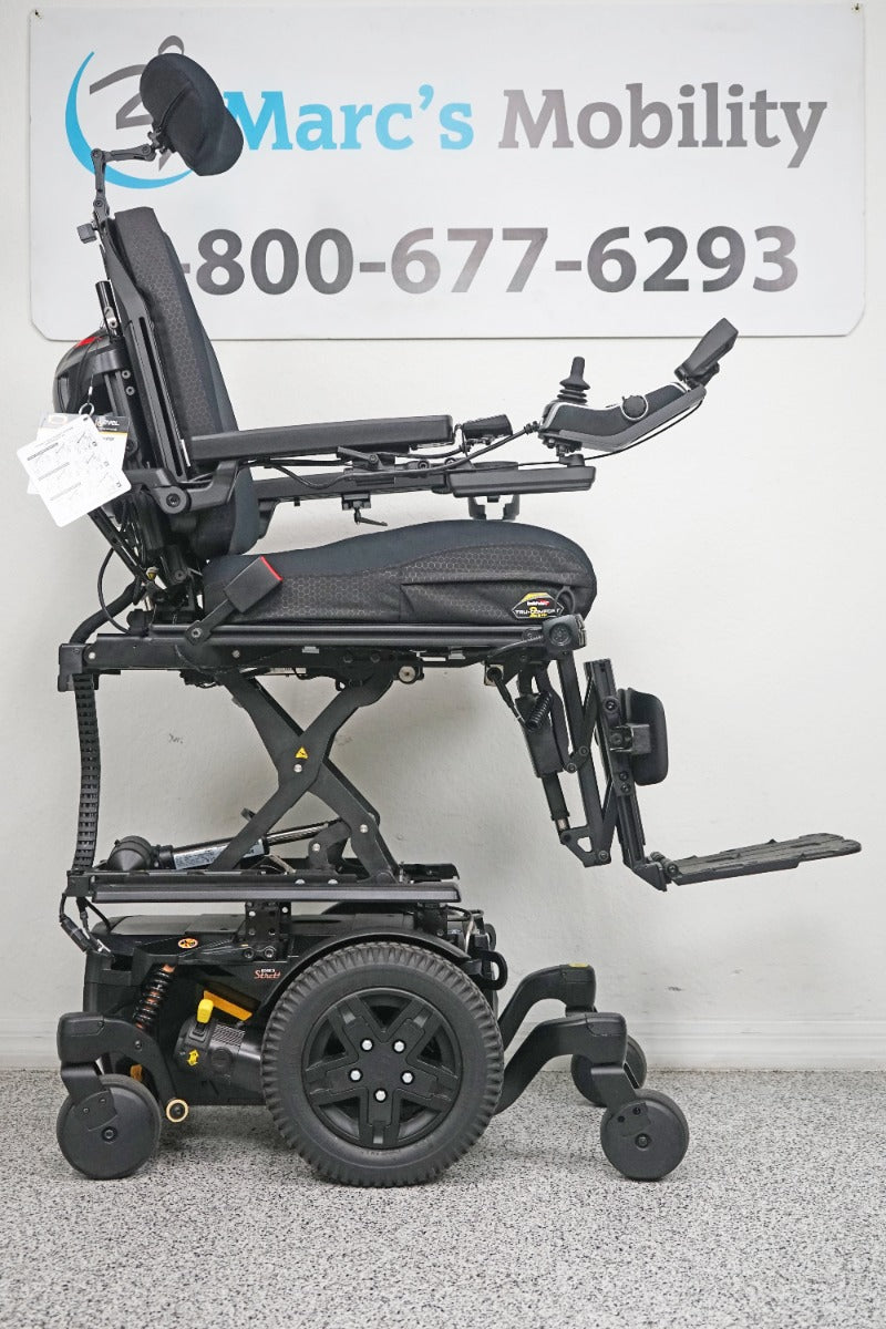 Quantum Edge 3 Stretto Power Wheelchair 12" iLevel Seat Lift, Tilt, Recline & Legs - 6598