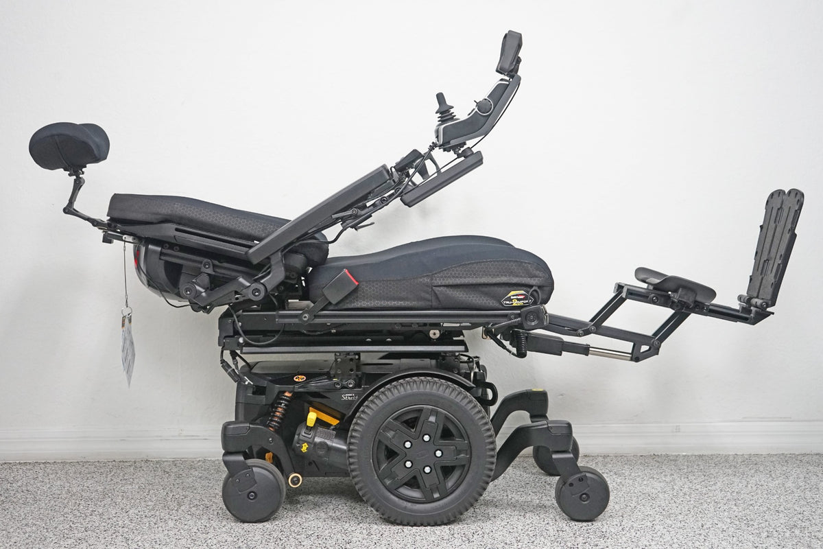 Quantum Edge 3 Stretto Power Wheelchair 12" iLevel Seat Lift, Tilt, Recline & Legs - 6598