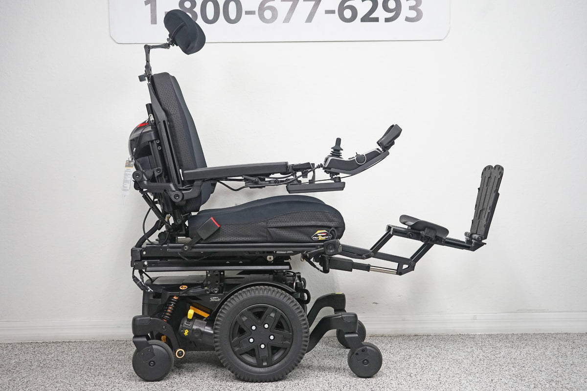 Quantum Edge 3 Stretto Power Wheelchair 12" iLevel Seat Lift, Tilt, Recline & Legs - 6598