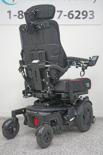 Permobil F5 Power Wheelchair Seat Lift, Tilt, Recline, Legs & Anterior Tilt - 8400