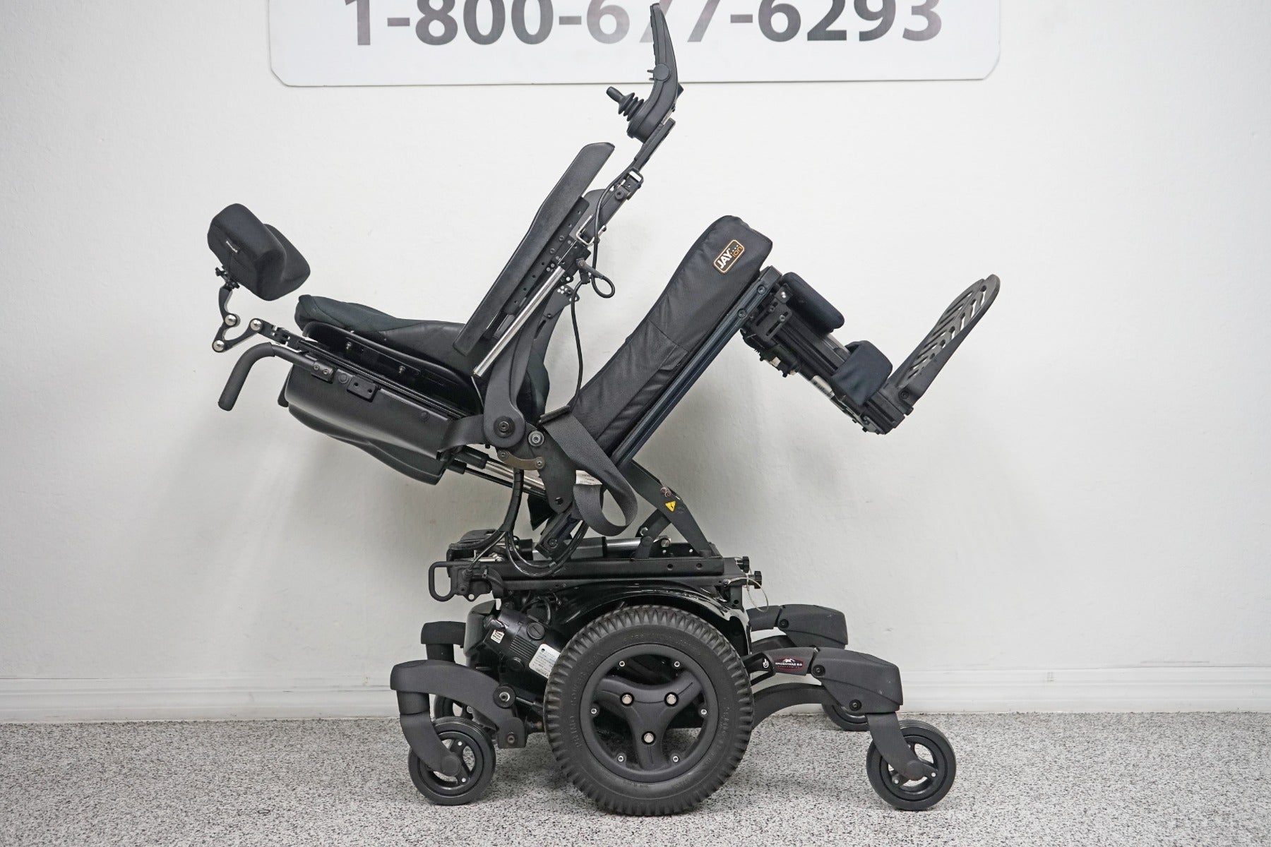 Quickie QM-710 Power Wheelchair Tilt, Recline & Legs - 6599