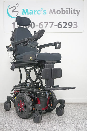 Quantum Edge 3 Stretto Power Wheelchair 12" iLevel Seat Lift, Tilt, Recline & Legs - 8466