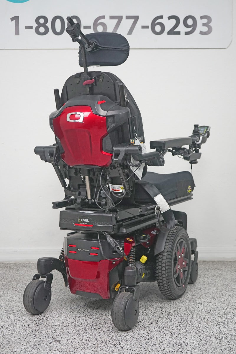 Quantum Edge 3 Stretto Power Wheelchair 12" iLevel Seat Lift, Tilt, Recline & Legs - 8466