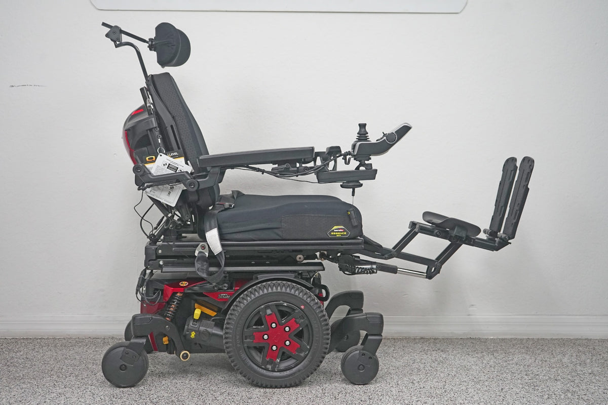 Quantum Edge 3 Stretto Power Wheelchair 12" iLevel Seat Lift, Tilt, Recline & Legs - 8466