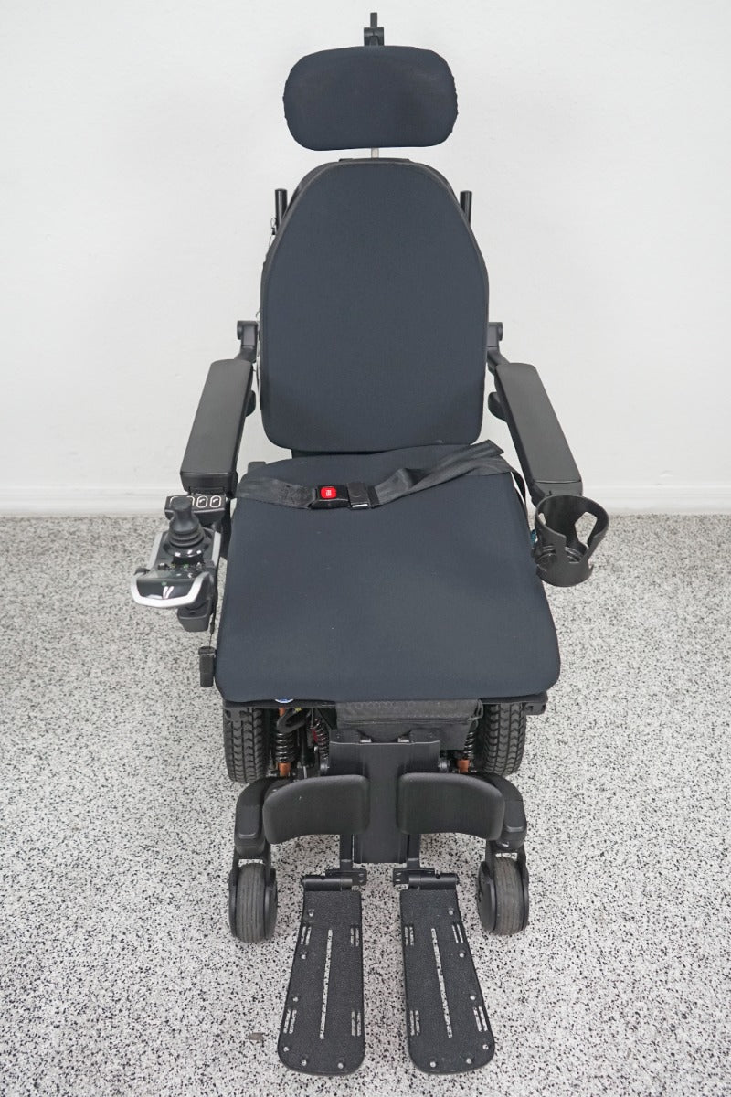 Quantum Edge 3 Stretto Power Wheelchair 12" iLevel Seat Lift, Tilt, Recline & Legs - 8466